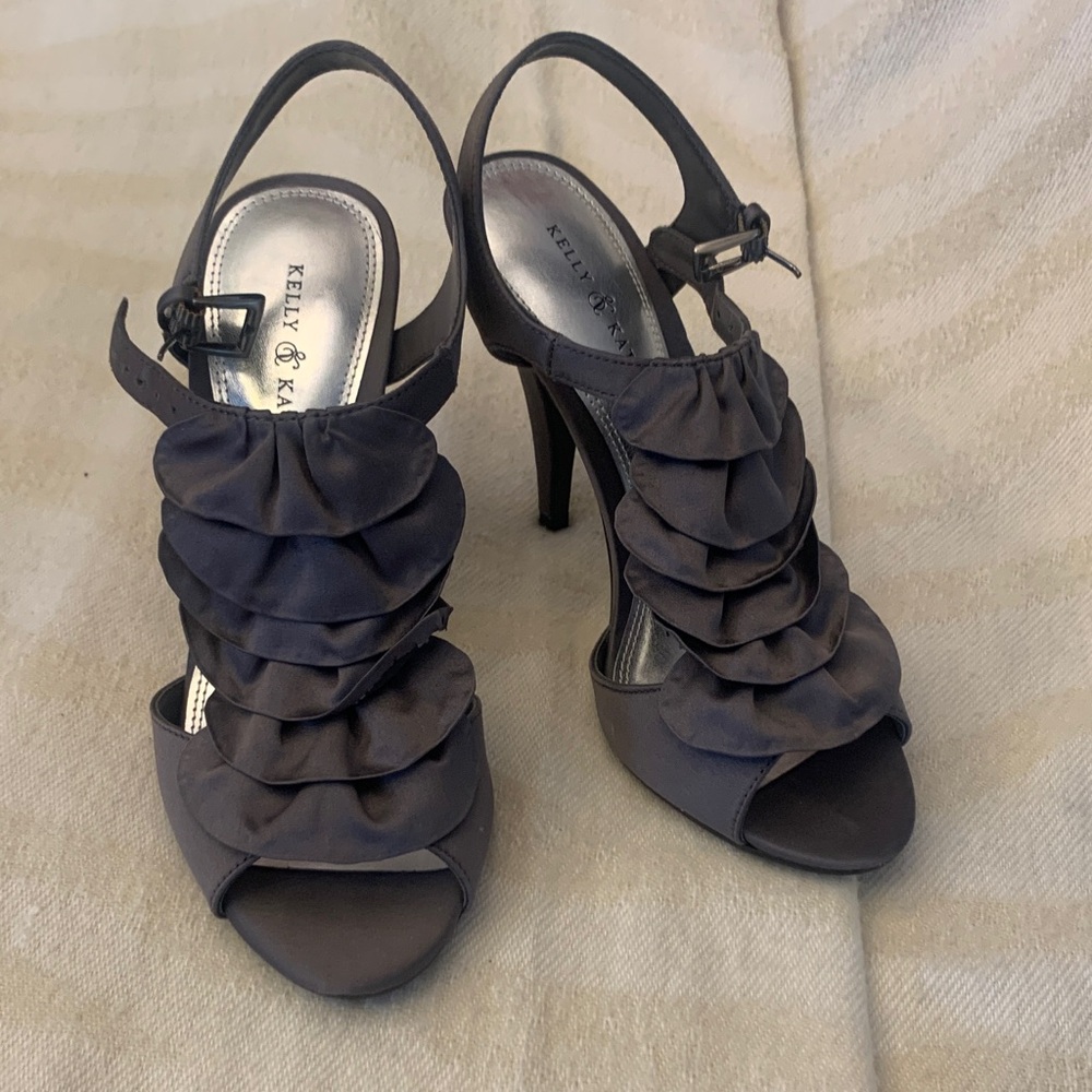 Kelly & Katie Dark Ruffle Heels